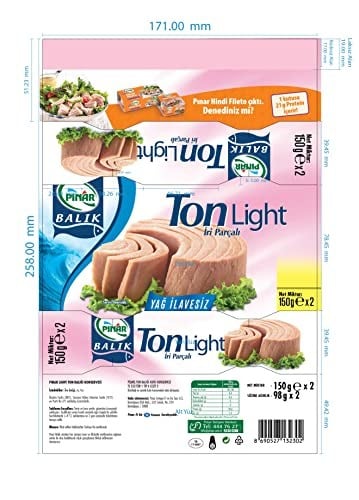 Pınar Ton Balık Light, 150 g x 2