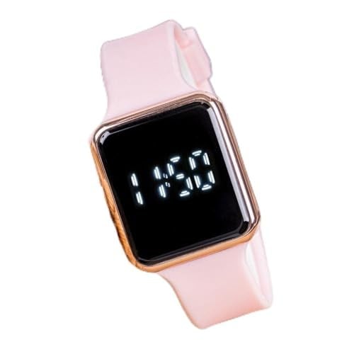 Pinkoli Watch Pembe Renk Dokunmatik Led Ekran Rose Kasa Kız Çocuk Kadın Saati ST-304002