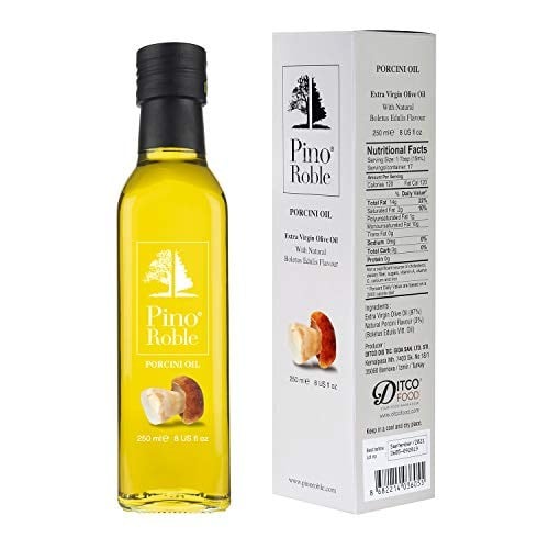 Pino Roble Porçini Boletus Mantarı Esansiyel Yağlı Gurme Sızma Zeytinyağı, Akdeniz Lezzetleri, 250 ml