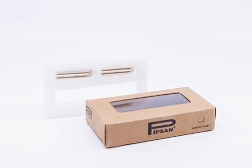 Pipsan Toscanello Backwoods Duman Desen İşlemeli Ağızlık Kahverengi - Siyah/Sarı Şeritli