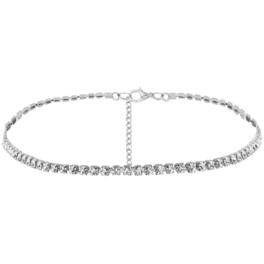 Pirinç Malzeme16 mm Taşlı Choker Kolye,Kadın Kolye,Taşlı Kolye