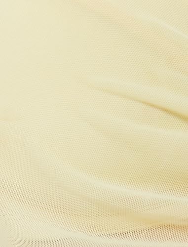 Plaj Elbisesi Pencere Detaylı Fırfırlı Asimetrik Kesim Tül