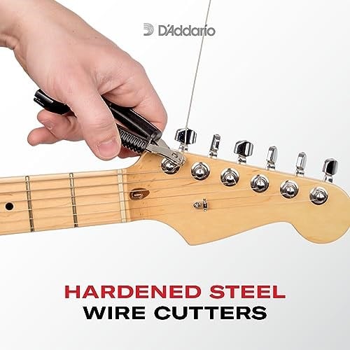 Planet Waves DAddario Accessories Pro-Winder - Gitar Teli Sargısı, Kesici, Köprü Pimi Çekici, Üstün Ergonomik Hepsi Bir Arada Alet, Germe İçin, Siyah - Seçenekler: Gitar, Bas