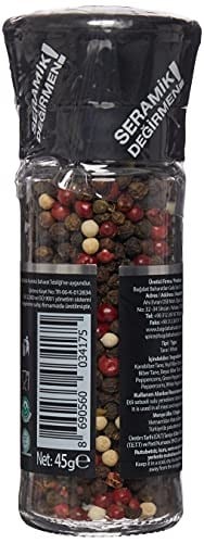 Plant Love Organic Bağdat Karışık Tane Biber Değirmen 45 Gr