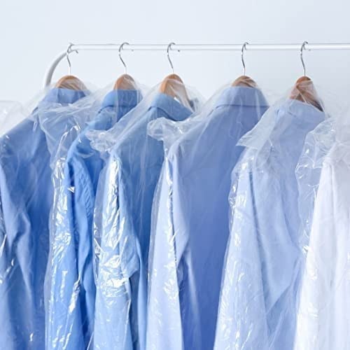 Plasticplace 0,65 Mil Şeffaf Giysi Kuru Temizleyiciler Plastik Pantolon Çantası 21