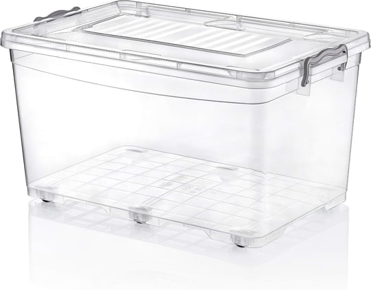Plastik 50 lt Tekerlekli Multi Box Saklama Kabı - Seçenekler: 50 L, 80 L, 10 L, 30 L, 40 L, Derin, Kısa