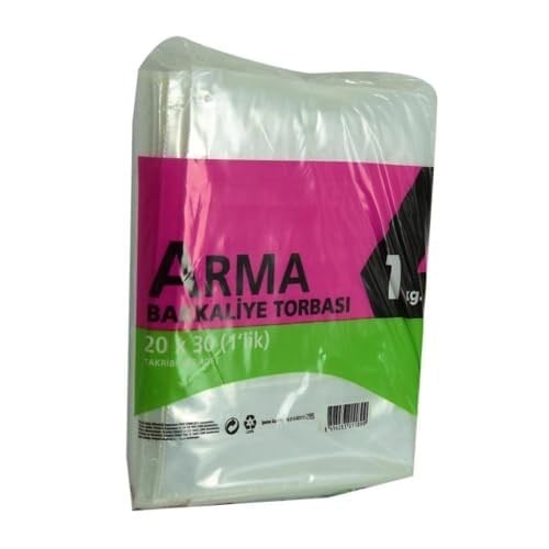 Plastik Şeffaf Bakkaliye Poşeti 20 X 30cm (1 Kiloluk) 1kg