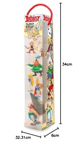 Plastoy Asterix Village (Asteriks Köyü) Tubo 7 Figürlü Set
