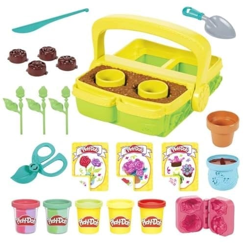 Play-Doh Blooming Flower Garden Oyun Seti | Doğa Temalı Rol Yapma ve Yaratıcı Oyun | 3 Yaş ve Üzeri Çocuklar İçin Sanat ve El İşi Seti