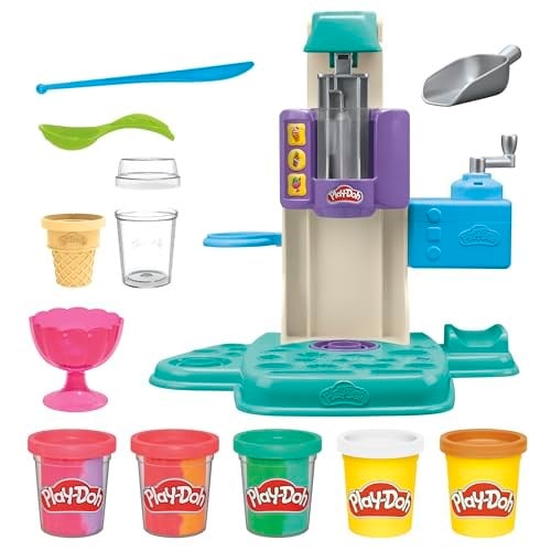 Play-Doh Rainbow Swirl Dondurma Oyun Seti