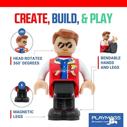 Playmags Manyetik Figürler I 15 Parçalı Set