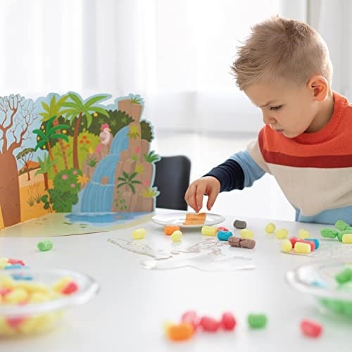 PlayMais WORLD Jungle el işi seti, 3 yaşından büyük çocuklar için, yaklaşık 1000, el işi için şablonlar ve talimatlar (Türkçe olmayabilir) | çocuklar için hediyeler | yara - Seçenekler: Orman, Prenses