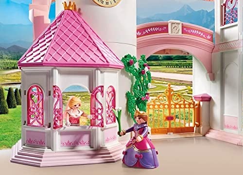 Playmobil 70447 Büyük Prenses Kalesi, prensler ve prensesler için büyülü dünya, eğlenceli, yaratıcı rol yapma, oyun seti 4 yaş ve üzeri çocuklar için uygundur