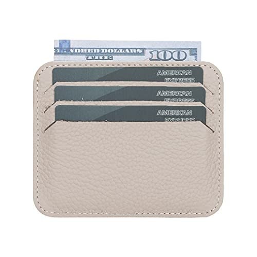 PLM Bouletta Pedro Slim Unisex Deri Kartlık ERC3 Bej