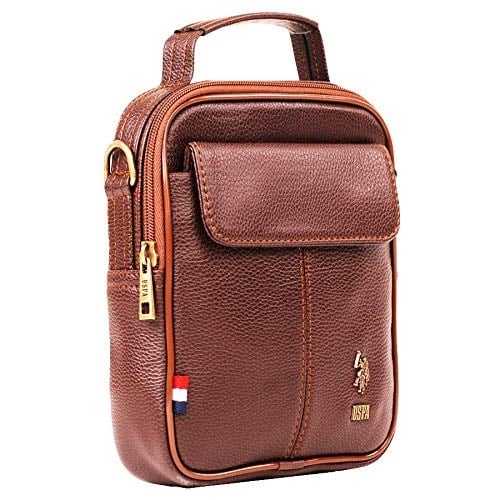 Polo Omuz Çantası Fermuarlı Saplı Siyah 6756