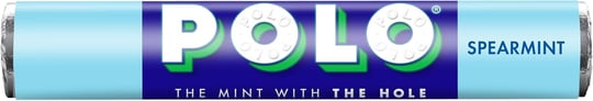 Polo Spearmint Yeşil Naneli Delikli Şekerleme, 34 g
