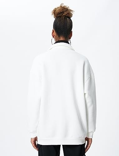 Polo Yaka Sweatshirt Kanguru Cep Detaylı Uzun Kollu