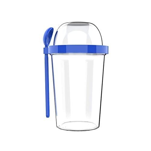 poppard young & smart Capsule 450 ML + 100 ML Kaşıklı Yoğurt Kabı (Lacivert)