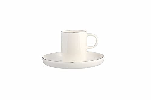 Porland Chopin Platin Kahve Takımı 4 Parça