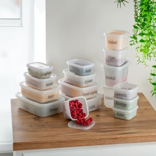 Porsima No Frost 1046 16lı Derin Dondurucu Saklama Kabı