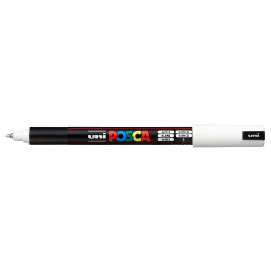 Posca PC-1MR Uni Beyaz Boya Marker Kalemler Ultra İnce 0,7 mm Kalibre Uç Ucu Her Yüzeye Yazılır Kumaş Cam Taş Metal Ahşap Plastik - Seçenekler: Pack Of 1, Pack Of 3