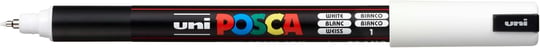 Posca PC-1MR Uni Beyaz Boya Marker Kalemler Ultra İnce 0,7 mm Kalibre Uç Ucu Her Yüzeye Yazılır Kumaş Cam Taş Metal Ahşap Plastik - Seçenekler: Pack Of 1, Pack Of 3