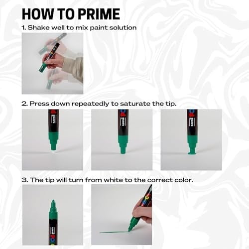 Posca PC-1MR Uni Beyaz Boya Marker Kalemler Ultra İnce 0,7 mm Kalibre Uç Ucu Her Yüzeye Yazılır Kumaş Cam Taş Metal Ahşap Plastik - Seçenekler: Pack Of 1, Pack Of 3