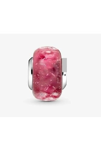 POSEİDONS JEWELLERY (204) Fantastik Pembe Murano Charm PEMBE Tek Ebat