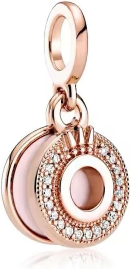 POSEİDONS JEWELLERY (370) Köpüklü Pave Taç O Dangle Charm-1