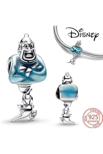 POSEİDONS JEWELLERY Aladdin Cini ve Lamba Charmı Mavi Tek Ebat