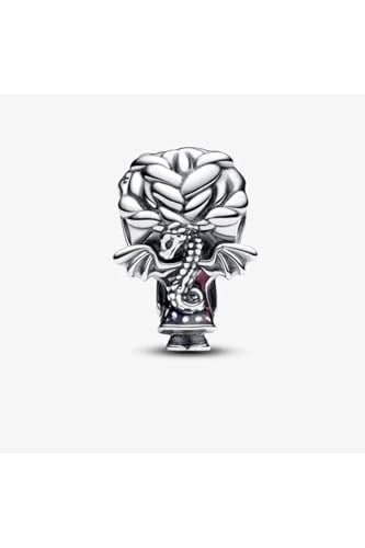 POSEİDONS JEWELLERY Game of Thrones Daenerys Charm Gümüş Tek Ebat