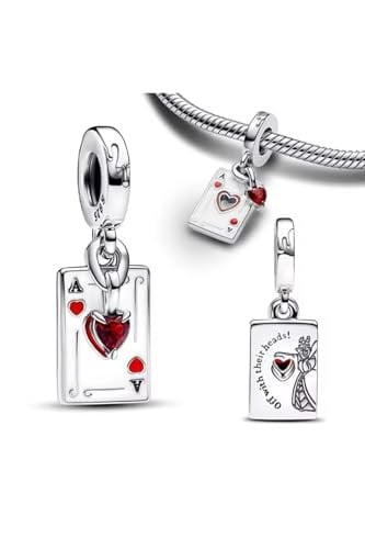 POSEİDONS JEWELLERY Gümüş KÖTÜLER Kupa Kızı Çift Sallantılı Charm Gümüş Tek Ebat