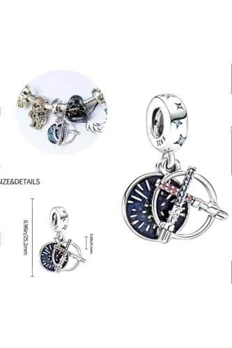 POSEİDONS JEWELLERY Jedi Kılıcı 925 Ayar Gümüş Charm Yeşil Tek Ebat
