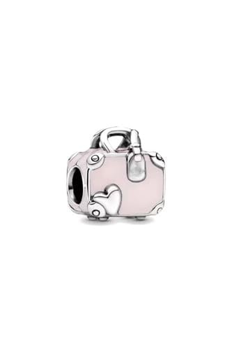 POSEİDONS JEWELLERY Pembe Valiz Charm Pembe Tek Ebat