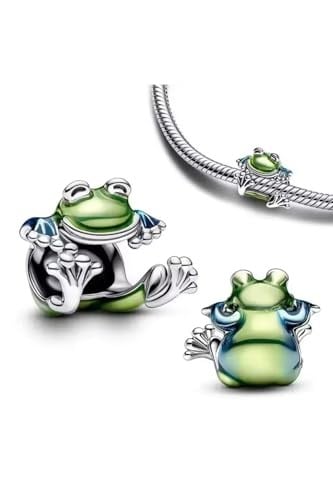 POSEİDONS JEWELLERY Tırmanan Kurbağa Kermit Charm Yeşil Tek Ebat