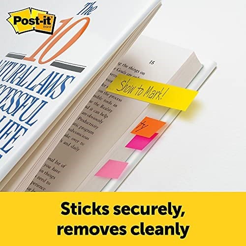 Post-it 670/5 Sayfa İşaretleri Şeffaf İndeks ile İşaretle, dosyala, yönlendir. - Seçenekler: 5 x 100 sayfa, 25x76 mm, 27 x 23 cm