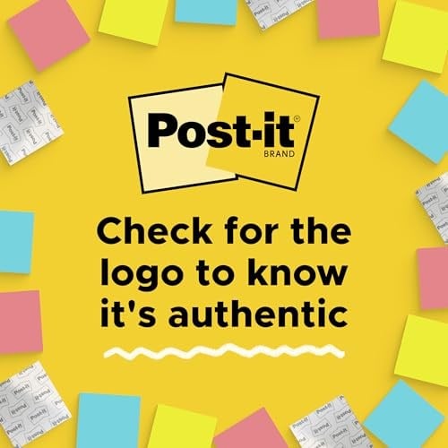 Post-it Açılır Notlar 7,6 x 7,6 cm, 5 Ped, Amerikanın 1 numaralı Favori Yapışkan Notlar, Kanarya Sarısı, Temiz Çıkarma, Geri Dönüştürülebilir (3301-5YW)