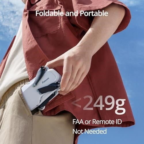 Potensic ATOM 3 Eksenli Gimbal 4K GPS Drone, 249 gın Altında, 96 Dakika Uçuş, Maksimum 6 KM İletim, Görsel Takip, 4K/30 FPS Hızlı Çekim, Yetişkinler ve Yeni Başlayanlar İçin Hafif
