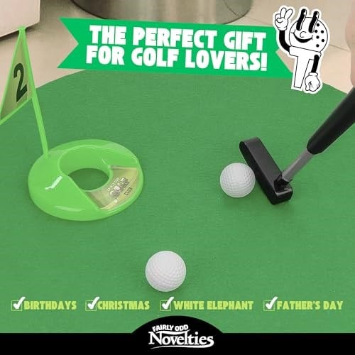 Potty Putter Toilet Time Golf Game - Fairly Odd Novelties