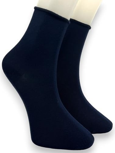 Premium 5 Çift Bambu Kadın Lastiksiz Roll Top Soket Dikişsiz Çorap, İz Bırakmayan ve Sıkmayan 36-40