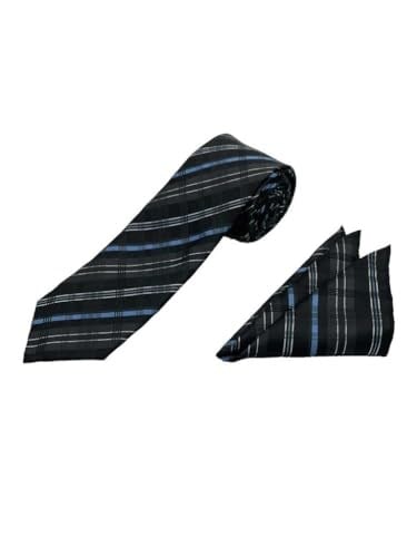 Premium Ahşap Kutulu 2li Kravat Mendil Set