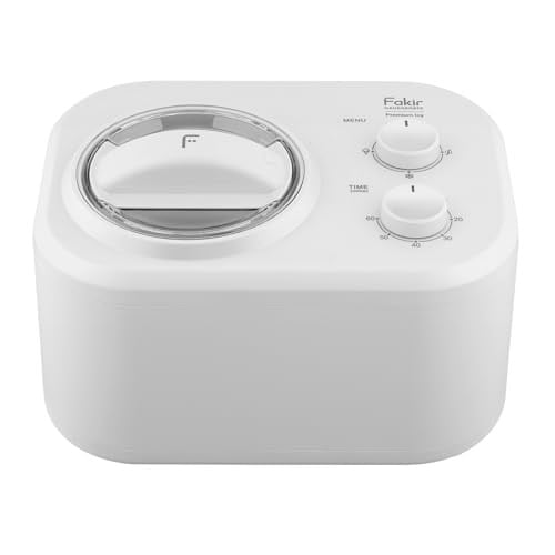 Premium Icy Dondurma Makinesi - Beyaz