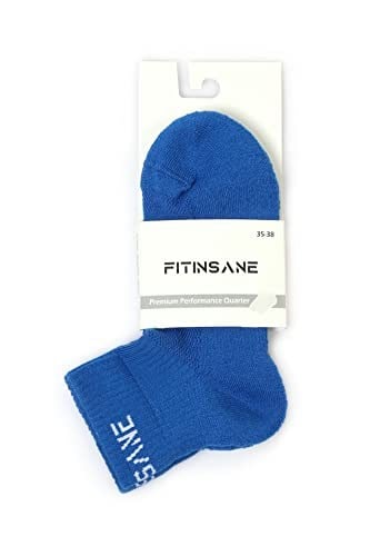 Premium Performance quarter Mavi Unisex Spor çorap (Pembe, 35-38)