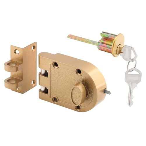 Prime-Line Prime Line U9970 10cm - 0.8cm Brass Diecast Jimmy-Proof Deadlock