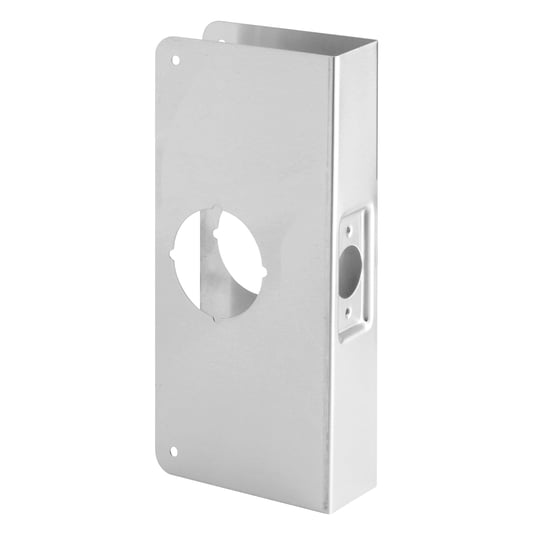 Prime-Line Recessed Door Reinforcer Entry 5.1cm - 0.3cm 7.6cm - 2.2cm W X 23cm H Stainless Steel Finish Stainless Ste