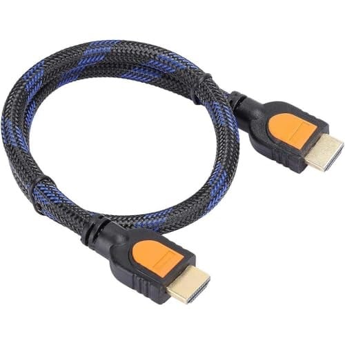 PrimeX Plus PX-05H 0.5 Metre Hdmi to Hdmi v2.0 Kablo, Kısa HDMI Erkek Erkek Görüntü ve Ses Aktarım Kablosu, 4K 2160p Ultra HD 3D Full HD TV Monitör Projeksiyon PC Laptop Oyun Konsolu Bağlantı Kablosu