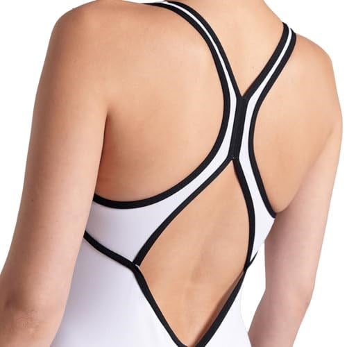 Profile Swimsuitalyv Back Kadın Beyaz Yüzücü Mayosu 006643150
