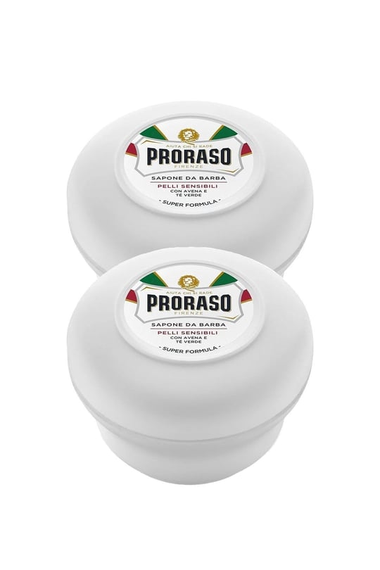 Proraso Beyaz Seri Yeşil Çay Yulaf Özlü Tıraş Sabunu 150 ml 2 Adet