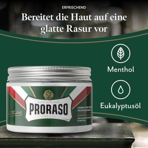 Proraso Okaliptüs Yağı ve Mentollü Pre Shave 300 ml Tıraş Kremi