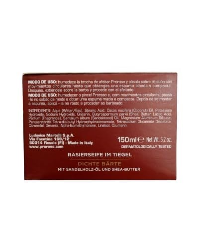 Proraso Sandal Ağacı ve Shea Özlü Tıraş Sabunu 150ml